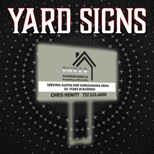 Yard Sign Election Garage Sale Printing Signage