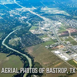 2025 Bastrop Texas Aerial Photograph Wall Art