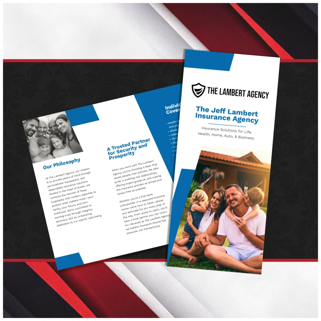 Brochure Copies Document Printing Trifold Bifold Memorial Event Flyer Invitation Bastrop TX